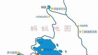 青海旅游线路图_青海旅游线路图地图
