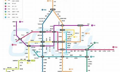 广州地铁1号线线路图_广州地铁2号线线路